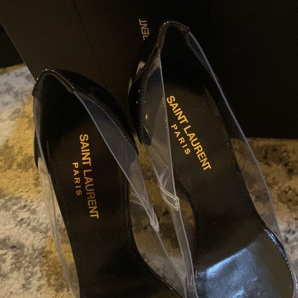 Saint Laurent Patent Calfskin PVC Opyum Black - Picture 13 of 16